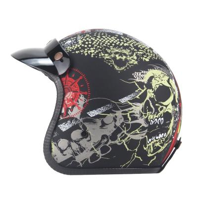 China Modern 3/4 Cruise Pedal Electrocar Man Safety Helmet Individuality ABS Helmet for sale