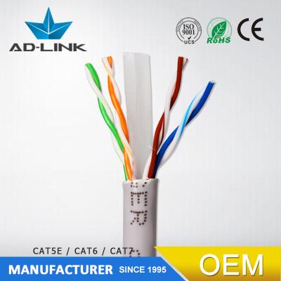 China Telecommunication/CCTV/Computer For Evelator Elevator Network Cable CAT5e/6 Twisted Solid Copper for sale