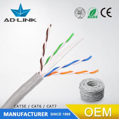 China Telecommunication/CCTV/Computer shielded/unshielded utp cable price 305m cat6 cat5 color box for sale