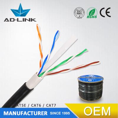 China Telecommunication/CCTV/Computer outdoor lan cable305m fireproof roll lszh utp cat6 for sale