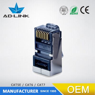 China RJ45 CAT5e PCB Unshielded Connector for sale