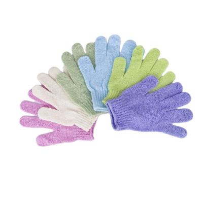 China Korean Nylon Body Bath Gloves Scrubbing Gloves for sale