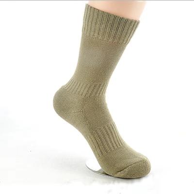 China Army Antibacterial Organic Cotton Winter Customs Military Socks for sale