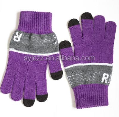 China Jacquard Hotsale Winter Smart Touch Screen Magic Glove for sale