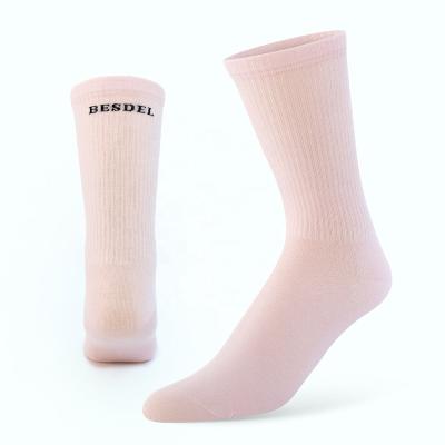 China Fashion QUICK DRY high quality pink women bump socks OEM with colorful logo custom logo sport cotton girls socks manufacturing factory for sale