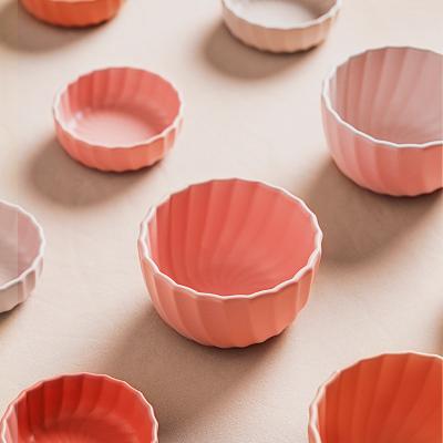 China Viable High Quality Dishes Set Porcelain Round Mini Tableware Kitchen Dishes Vinegar Small Taste Board Ceramic Snack Dishes Set for sale