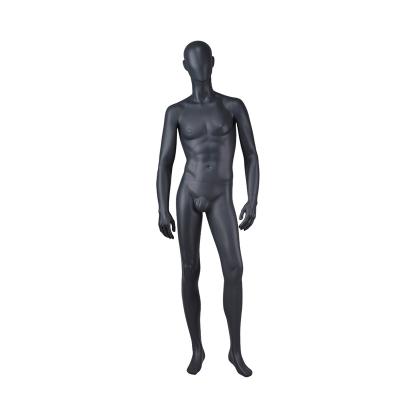 China Customized Luminous Black Sporty Muscular Male Mannequins Fiberglass Egg Mannequins Main Props Holding Display Mannequins for sale