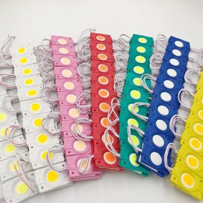 China Hot Selling High Quality AlGaInP All Color Strip Light Lamp Bead Chip DC 12V COB LED Lighting Module for sale