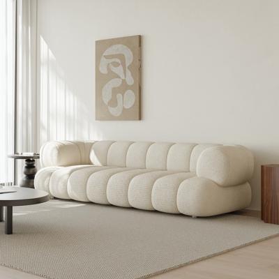 China Other Design Wool Ring Fabric Home Furniture Modern U Shaped Surrounding Living Room Sofas for sale