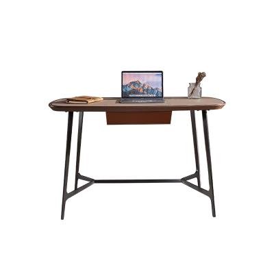 China Home Office Modern Minimalist Leather Notebook Office Sturdy Desk for sale