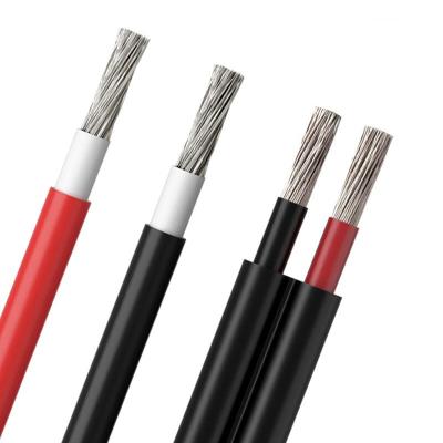 China High Quality Radiation Protection 1000V-15000V Solar Cable 2.5mm 4mm Wear Resistant Solar Cable 6mm Copper for sale