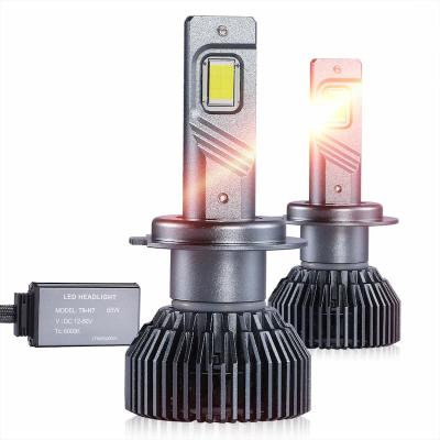 China RedSea T Glory 120Watts Power Three Color Super Bright Universal Led Headlight Bulb H1 9005 H7 60W 6500K 12v Car Headlight Universal for sale