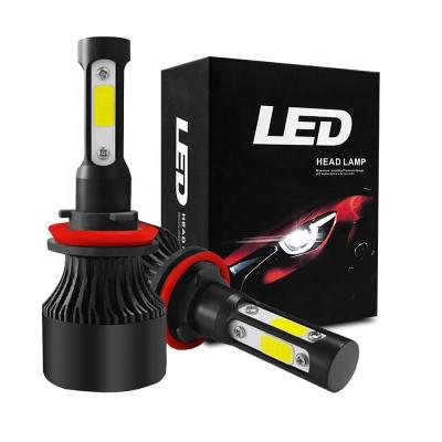 China RedSea 4 Sides Chip 360 Lighting X7 50Watts Led Headlight Bulb For Car 12V 24V 12000LM 6500k H1 H3 H4 H7 H11 9005 Universal 9006 9012 for sale