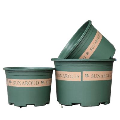 China Modern Creative Green Plant Around Planting Pot Garden Plastic Flower Pot for sale