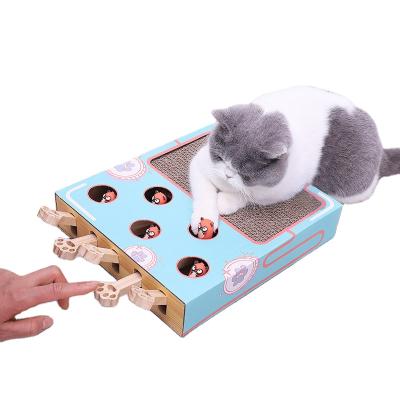 China Cat Toy Fluting Paper Material Pet Customized Viable Cat Toys Creative Cat Toys for sale