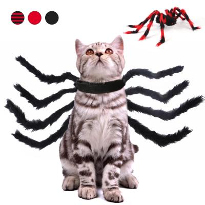 China Stocked Pet Halloween Christmas Harness Cat And Dog Spider Costumes for sale