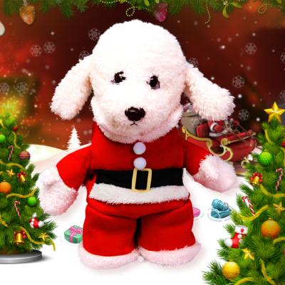 China Stocked Pampers Santa Claus Cosplay Outfits Dogs Christmas Clothes For Winter for sale