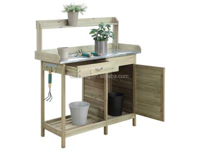 China Eco-friendly Outdoor DIY Garden Table Potting Bench Modern Garden Work Bench for sale