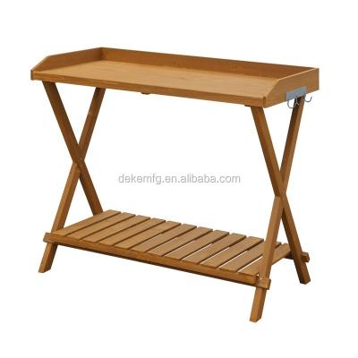 China Eco - Friendly Outdoor Garden Potting Bench DIY Wood Table Furniture Modern Potting Bench for sale