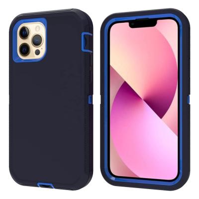 China Shockproof China Manufacturer 3 Layer Hard PC TPU Soft Cover Rupaul Mobile Phone Case Mobile Accessories For iphone for sale