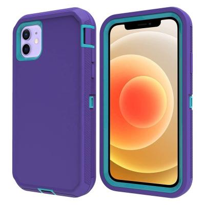 China 2022 new tpu pc 2 in 1 shockproof anti drop case dustproof heavy duty phone accessories mobile case for iPhone 12 for sale