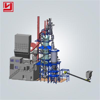 China YUHONG 250-500TPD Barite Lime Rotary Kiln, Active Lime Processing Plant for sale