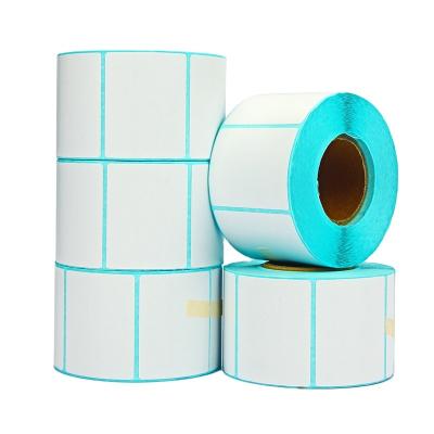 China Seal Sticker Labels pvc blank label roll Sticker Custom Logo Food Self-adhesive Label Paper for sale