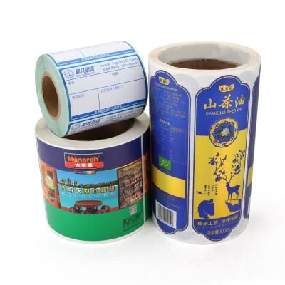 China Label Stickers Waterproof Packaging Labels Stickers Die Cut Vinyl Custom Color Printing Thermal Paper/pet/pp/bopp/pvc for sale