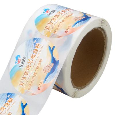 China custom color paper sticker labels Printed packaging waterproof vinyl label custom printing sticker for sale