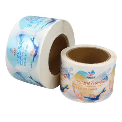 China custom logo stickers transparent pp pet pvc label sticker roll juice bottle jar labels cosmetic sticker for sale