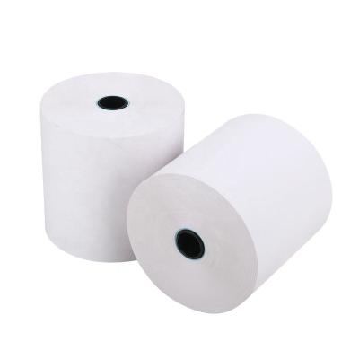 China 80MM receipt rolls printer thermal direct printing thermal paper in roll 80*80mmOEM customized receipt paper 3*1/8 x 230 for sale