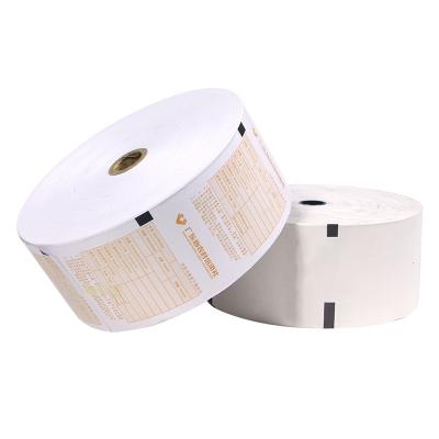 China 60gsm 65gsm 70gsm ATM jumbol thermal printing paper 80mm*150mm BPA free thermal paper roll for sale