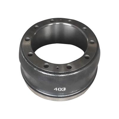 China High Quality Gray Iron HT250 Manufacturer Truck Brake Drum TD403 Truck Trailer Brake Drum For Fruehauf for sale