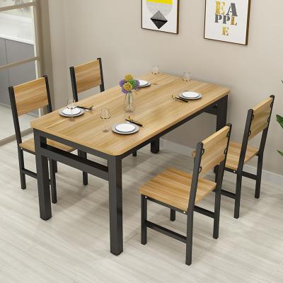 China Factory direct sales adjustable (size) 4 tables and chairs, wooden tables and chairs for sale