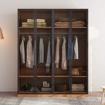 China Modern Simple Aluminum Custom Wardrobe Closet Organizers Wardrobe Cabinet for sale