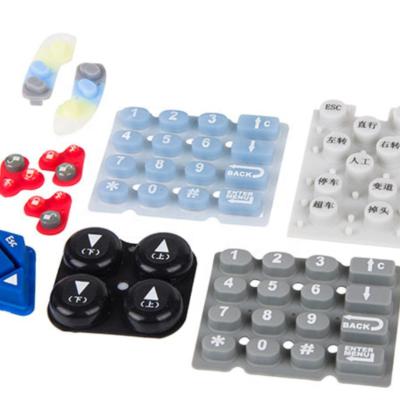 China Goods Sell Well New Type Silicone White Rubber Keypad Phone Rubber Dipping Industrial Keypad for sale