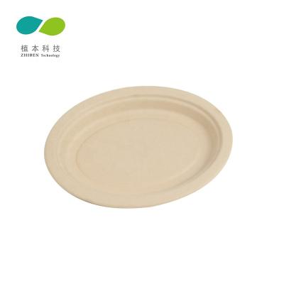 China Customized Disposables Pulp Molded Biodegradable Food Bowl, Bagasse Pulp Molded Packaging, Disposable Paper Pulp Tableware for sale