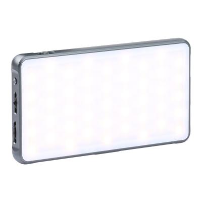 China 4000mAh Lithium Polymer Battery Mini FB RGB Full Color Rechargeable Video Light Pocket Built-in Studio LED Fill Lights For Video for sale