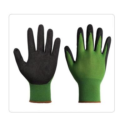 China Sandy Nitrile Palm Coated Gloves for sale