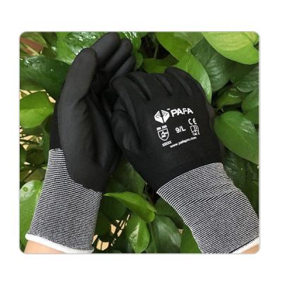 Chine Gants des véhicules à moteur de travail de mesure d'écran tactile de nitriles de mousse 18 pour le jardinage à vendre