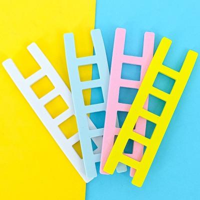 China 10pcs Pack EVA Fences Baking Insert School Party Birthday Cake Decoration Mini Rainbow Foam Ladder for sale