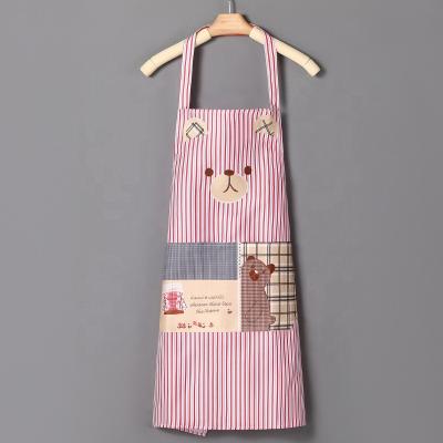 China Rich Styles Hot Sale Family Kitchen Cartoon Little Bear Sleeveless Apron for sale