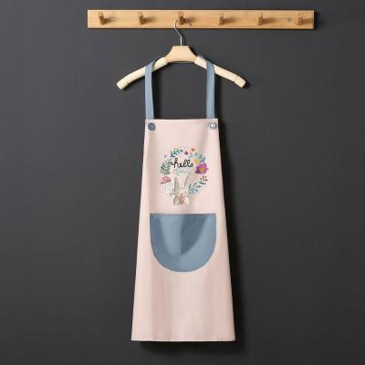 China Rich Styles Hot Sale Family Kitchen Version Korean Cartoon Sleeveless Apron for sale