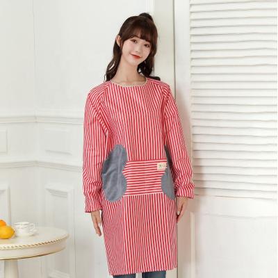 China Rich Styles Hot Sale Korean Household Oilproof Adult Kitchen Sheathed Apron for sale