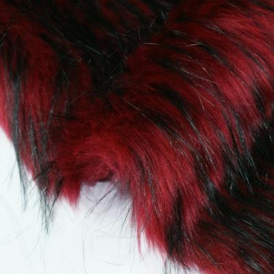 China Longer pile fire retardant corgeous textured mouse hair fur fabric for ladies outerwear for sale