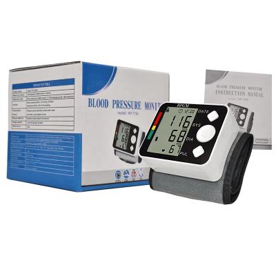 China Manufacturer Electronic Wrist Sphygmomanometer Monitor Blood Pressure Metal Digital Wrist Sphygmomanometer for sale