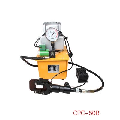 China Cable cutter cpc-50b electric power hydraulic cable cutter head with electric hydraulic pump for sale