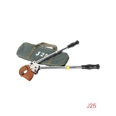 China J25 Heavy Duty Range 800mm2 ACSR Hand Ratchet Cable Cutter J25 Power Tool for sale