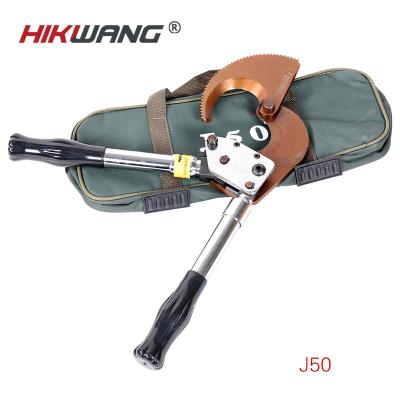 China different type j50 hand ratchet cable cutter 500mm2 cable cutting tool J50 for sale