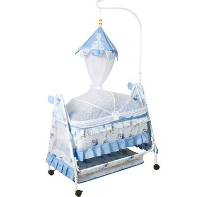 China Durable Chinese OEM Manufacturers Service Safety Newborn Mesh Baby Crib Baby With Mosquito Net for sale